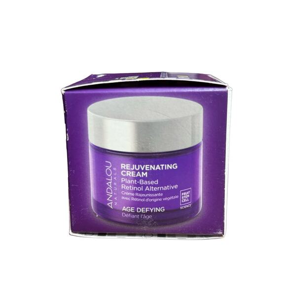 Age Defying Rejuvenating Plant Based Retinol Alternative Cream Andalou Naturals - Picture 2 of 5